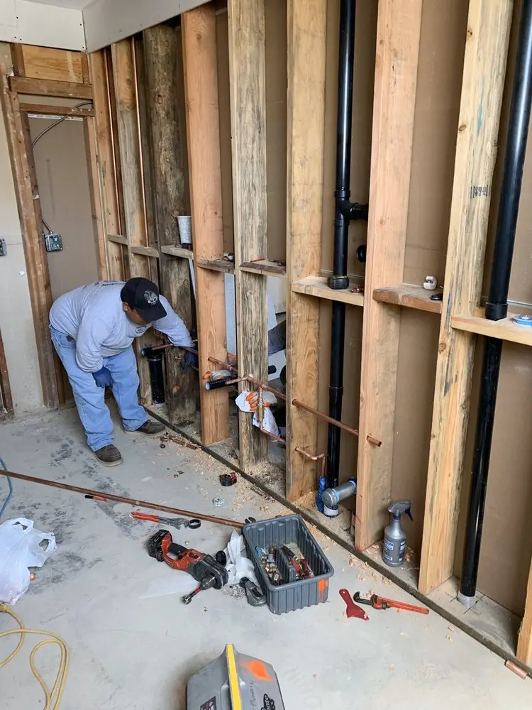 Commercial rough-in plumbing for Water Heater Replacement in Elverta